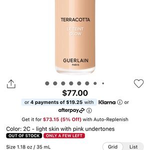 Guerlain Terracotta Le Teint 2C Cool Rosé